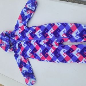 12 month Columbia fleece snowsuit